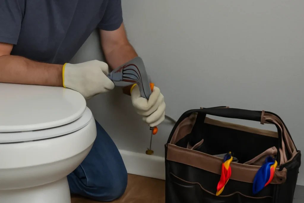 Repairing a Toilet