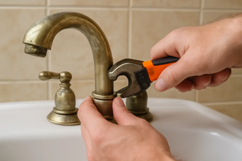 kitchen faucet replace and replace