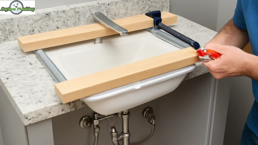 undermount sink intalling