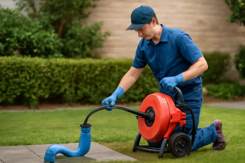 How Do Plumbers Clean Drains