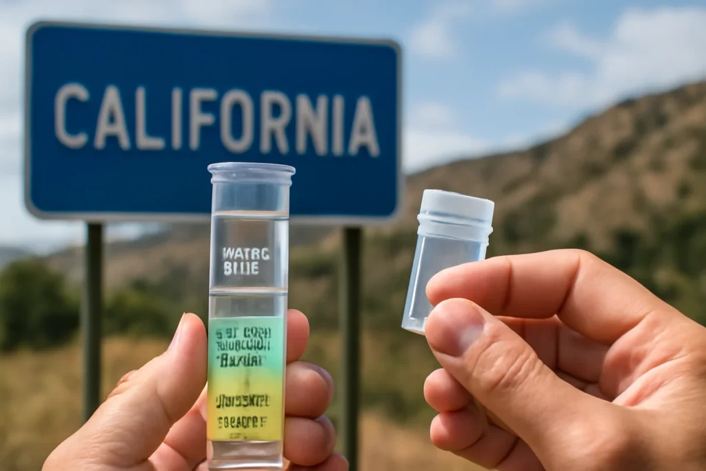 hard water level in california