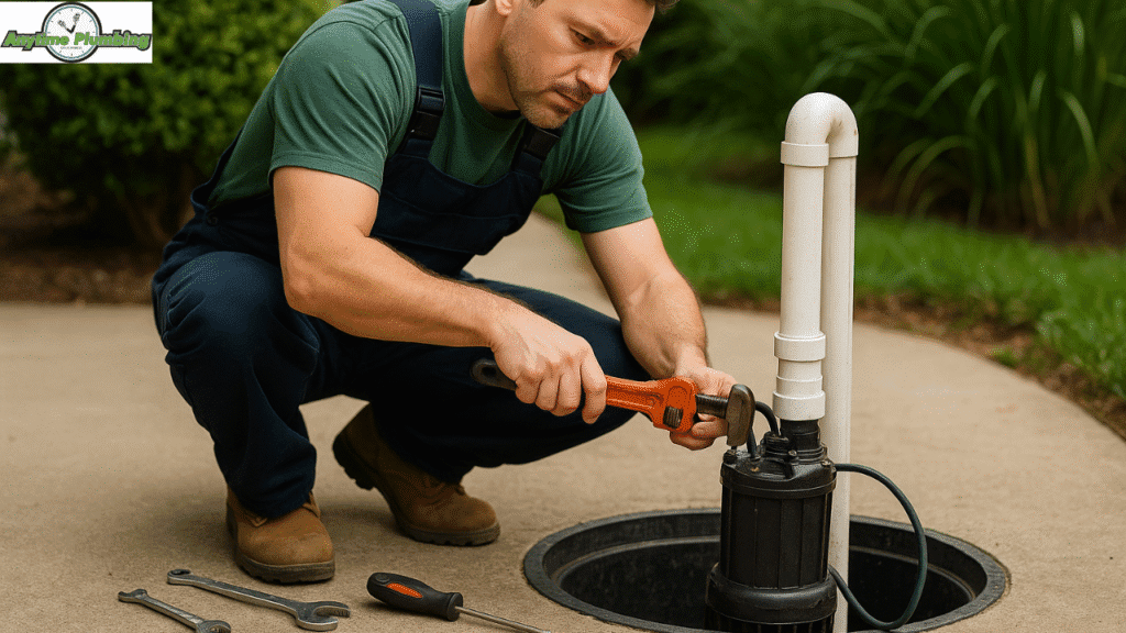 anytime plumbing sump pump