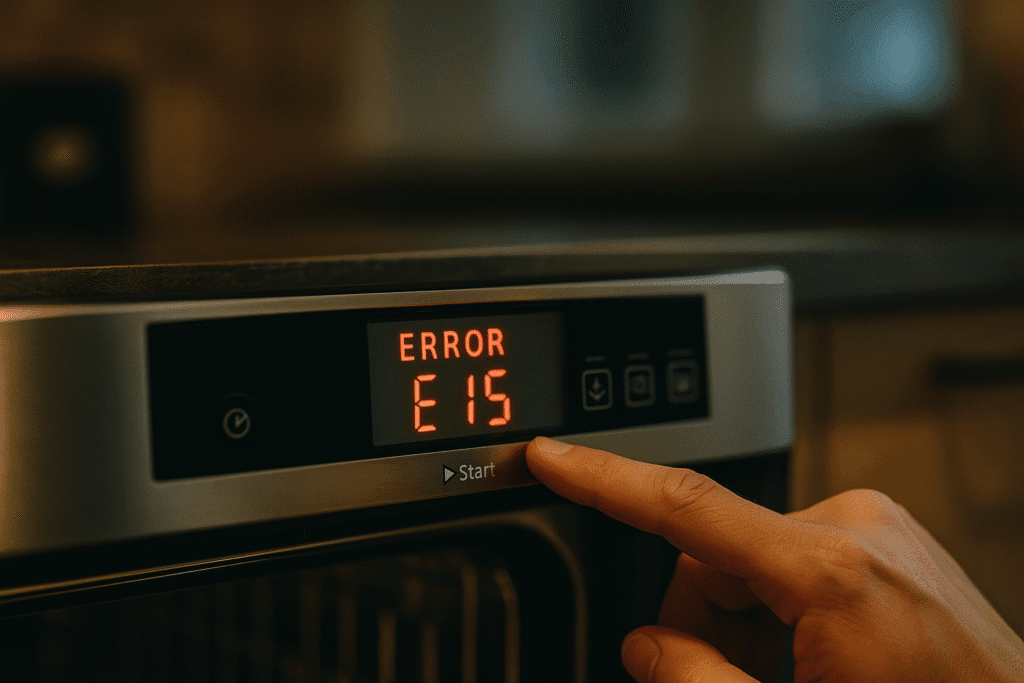 error code in display