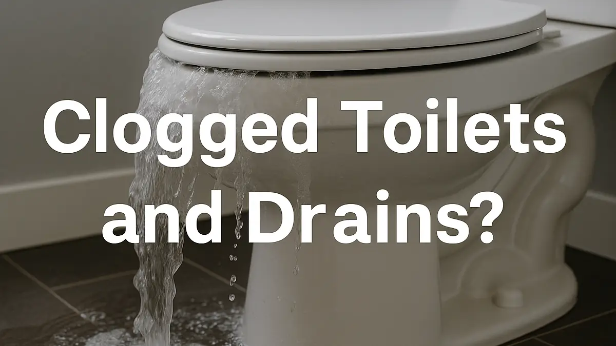 Surge In Clogged Toilets And Slow Drains