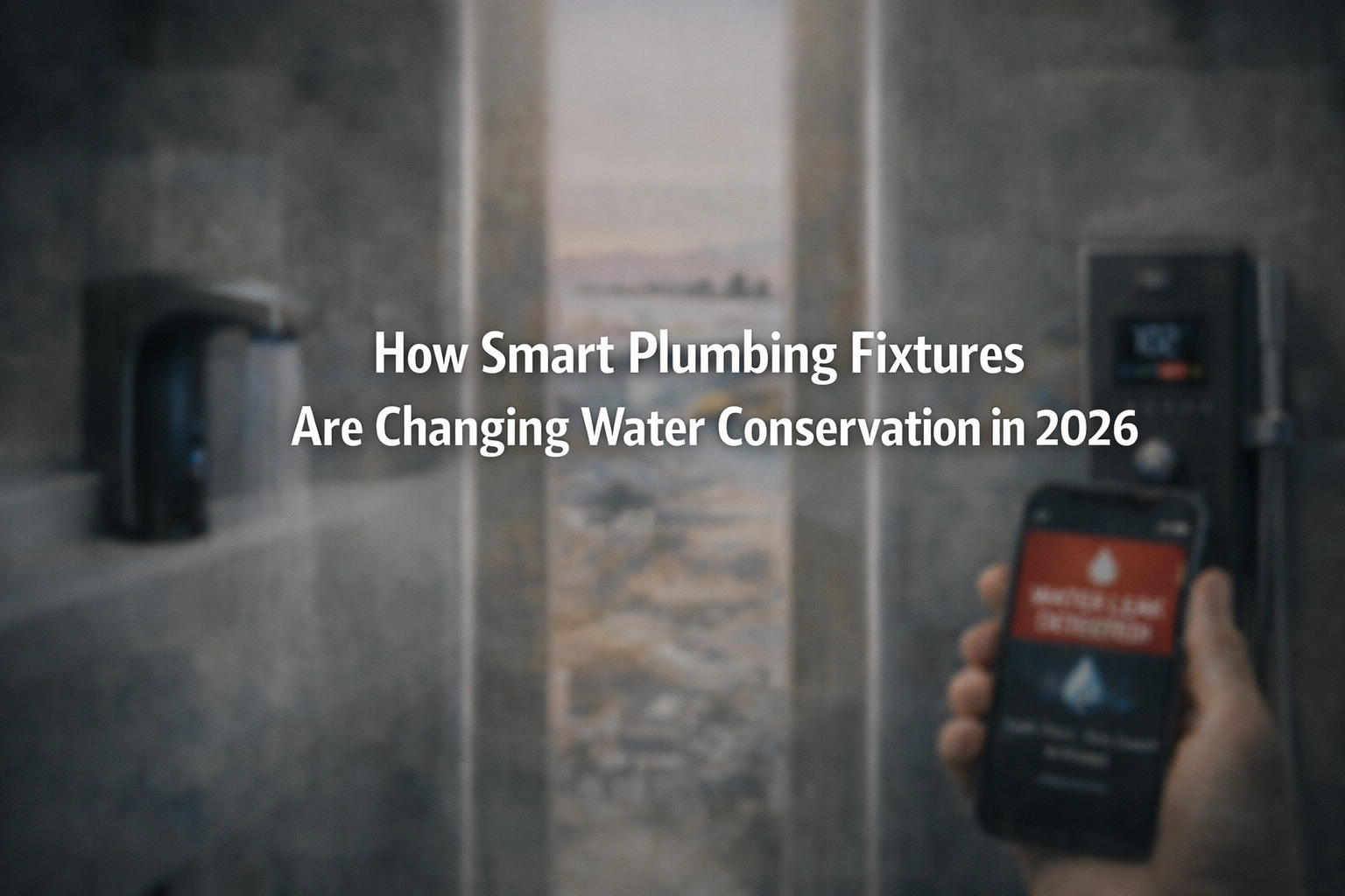 how smart plumbing fixtures save water