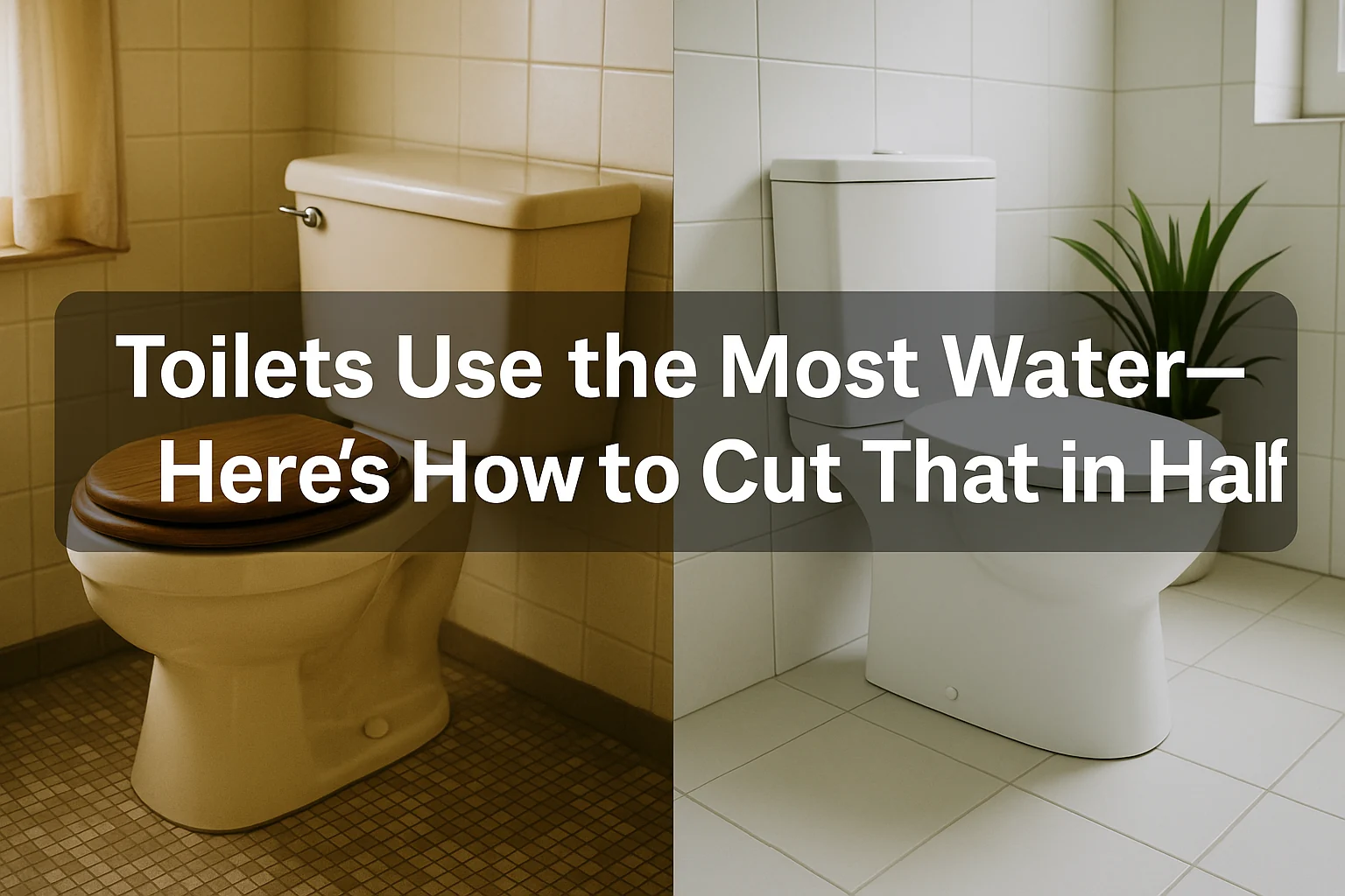 Toilets Use the Most Water