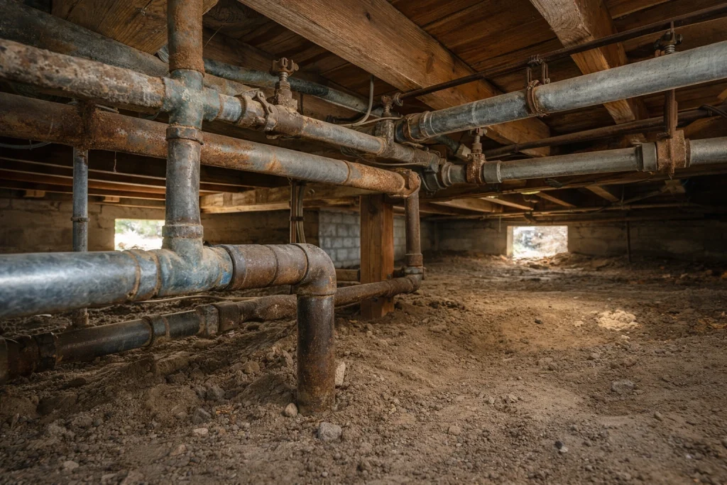 aging pipes