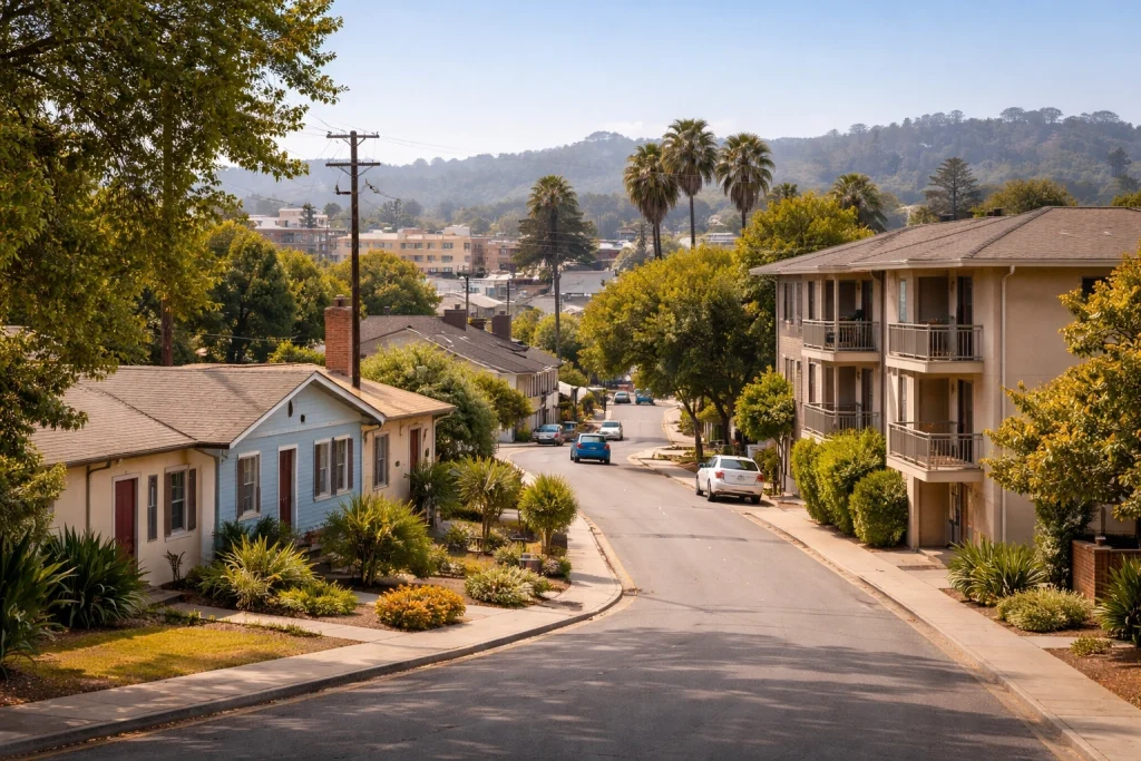 Santa Cruz neighborhood in the afternoon