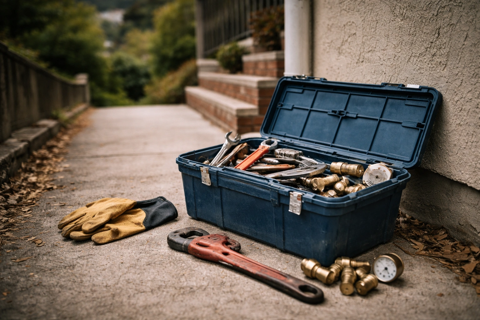 a toolbox kept organised