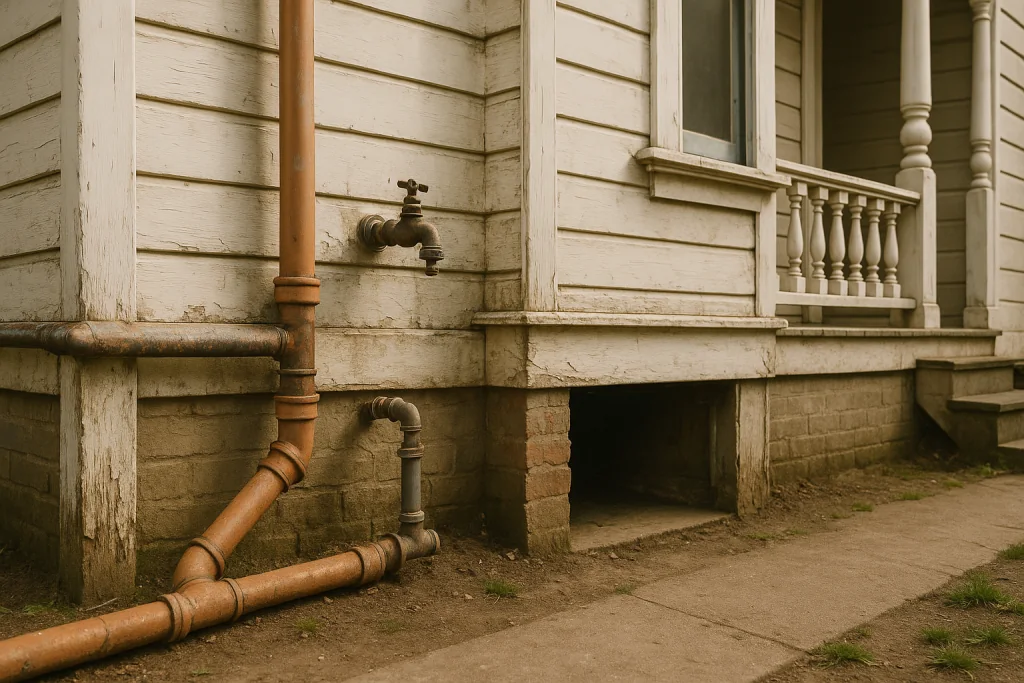 outdoor plumbing