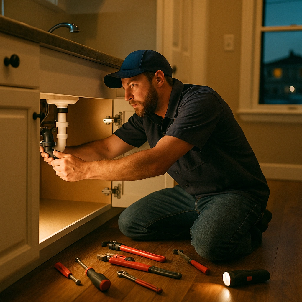 plumber doing services