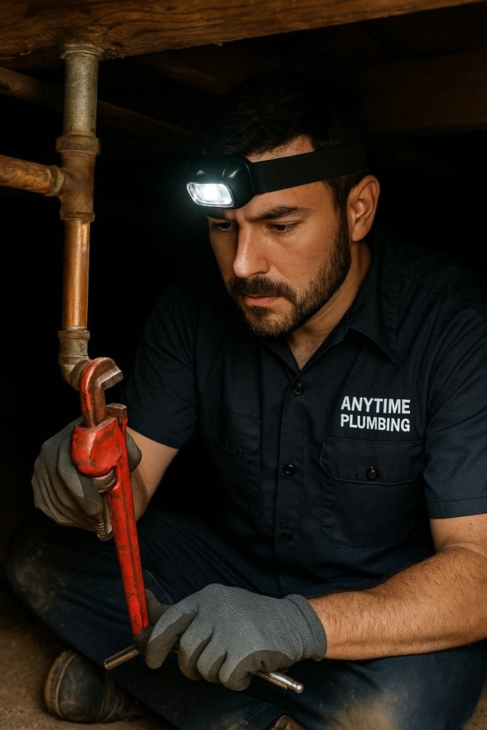 plumber-working-under-a-crawl-space