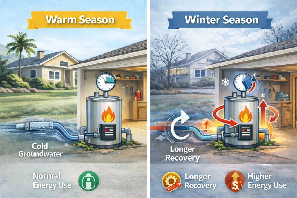 warm season and cool season difference