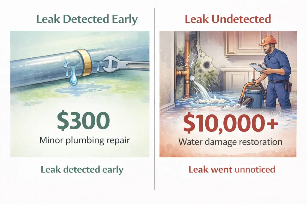 Plumbing disasters rarely happen without warning.