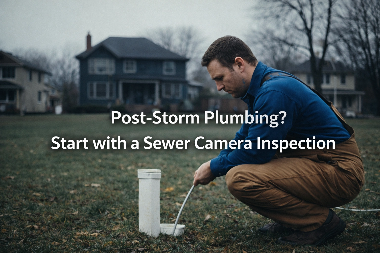 post storm plumbing