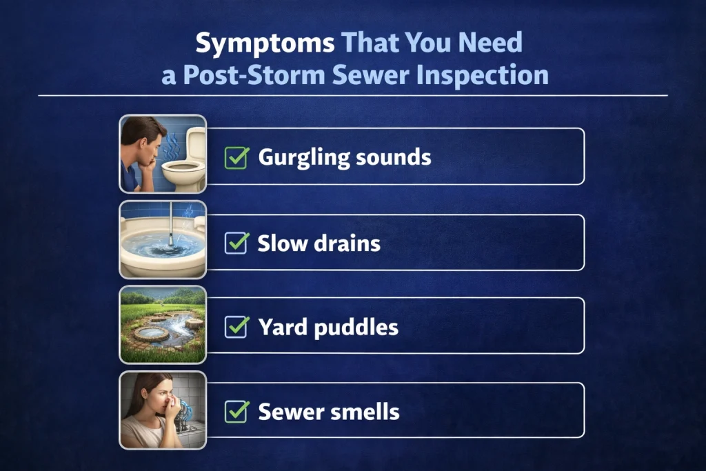 symptoms for sewer inspection