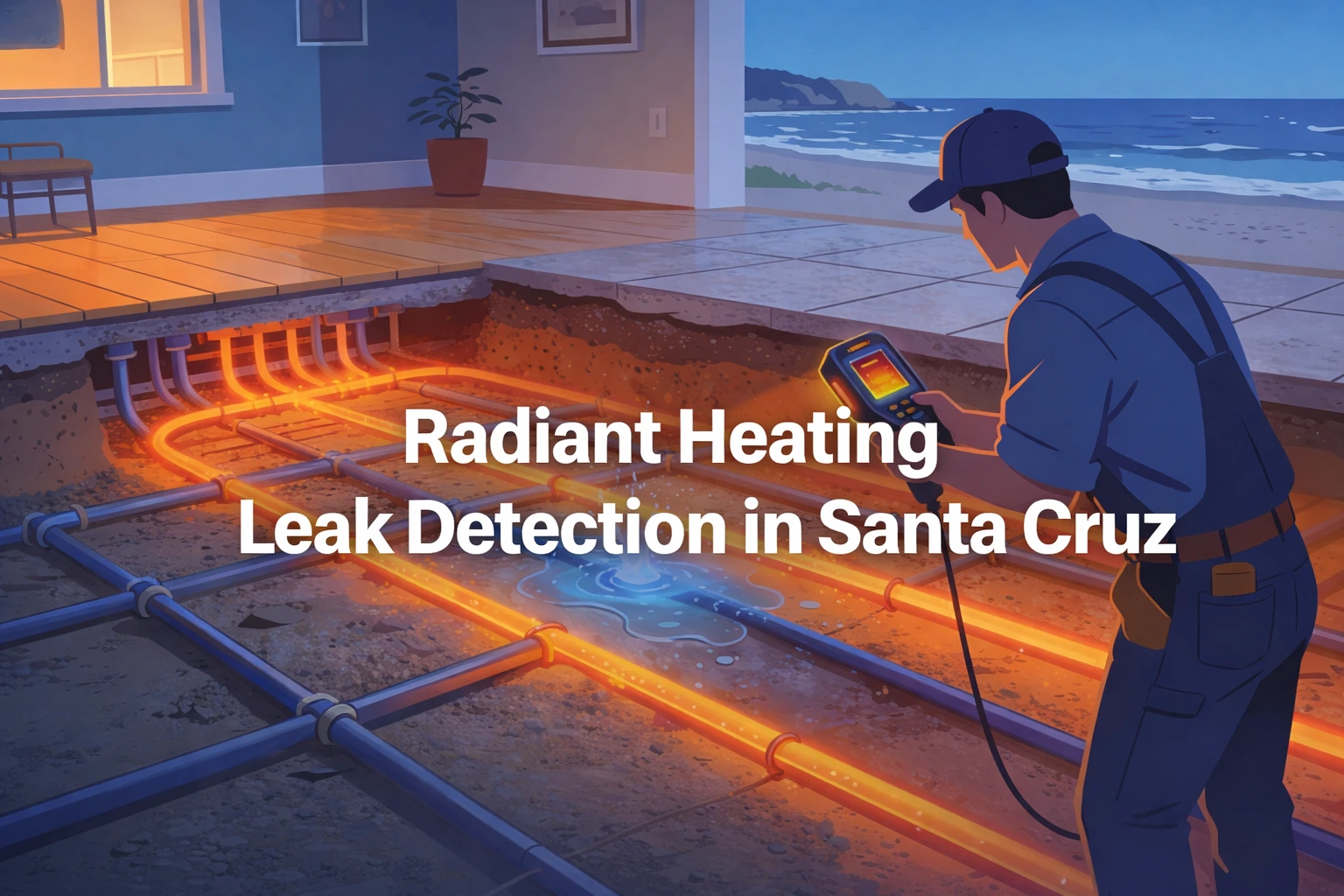 radient leaking leak detection in santa cruz