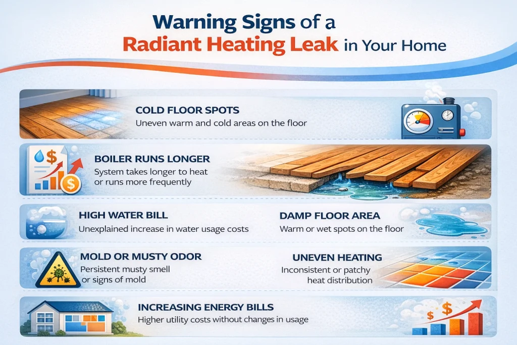 warning signs of leak detection