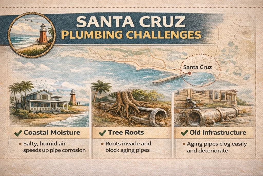 Santa Cruz plumbing challenges