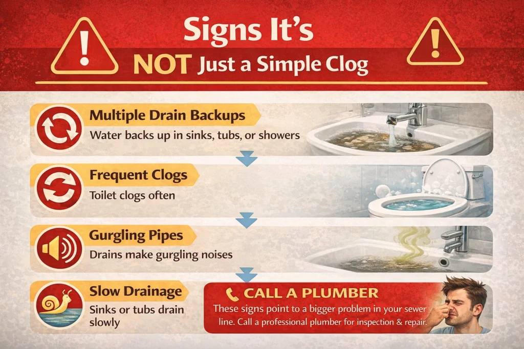 Signs of serious plumbing issues