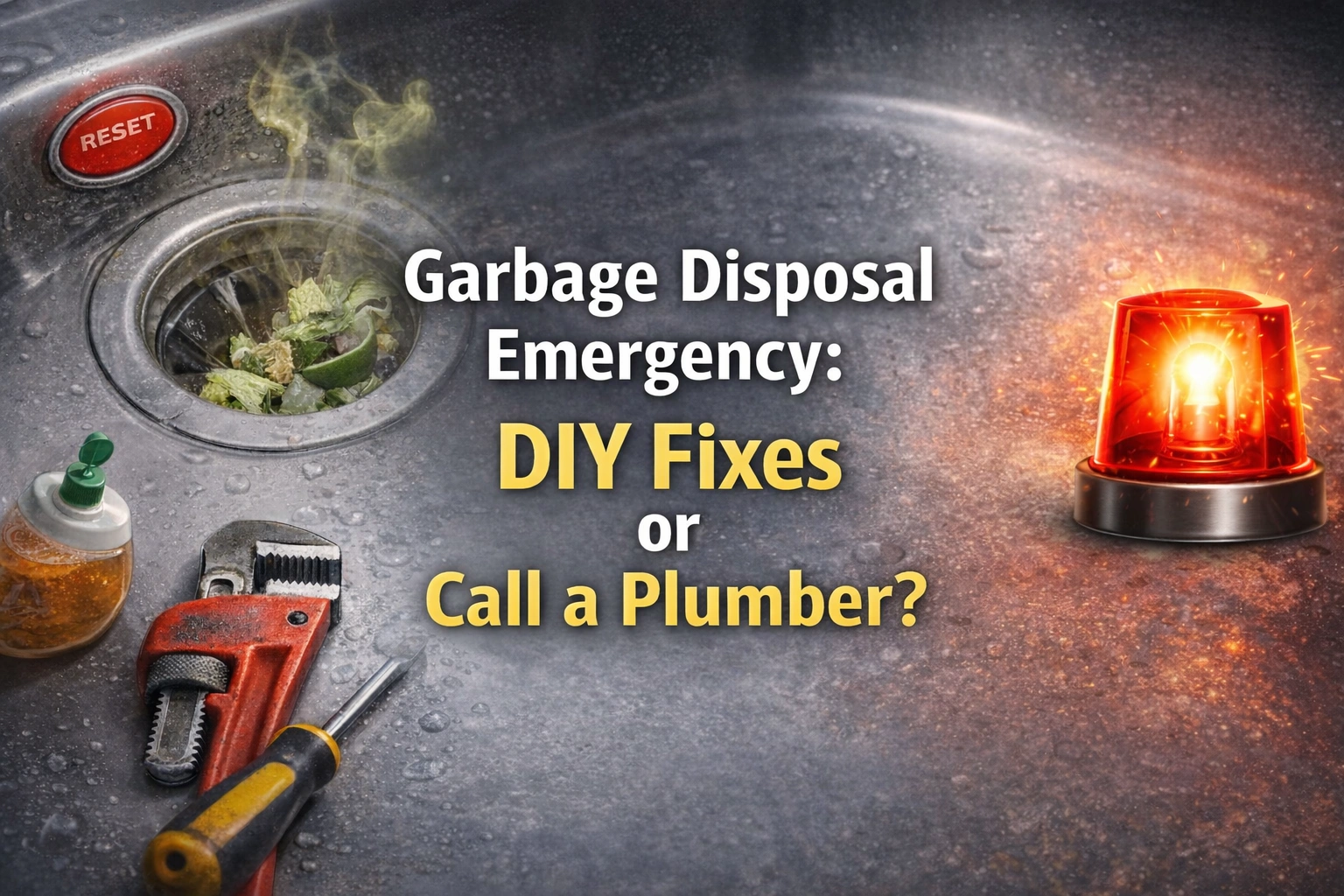 Garbage disposal emergency