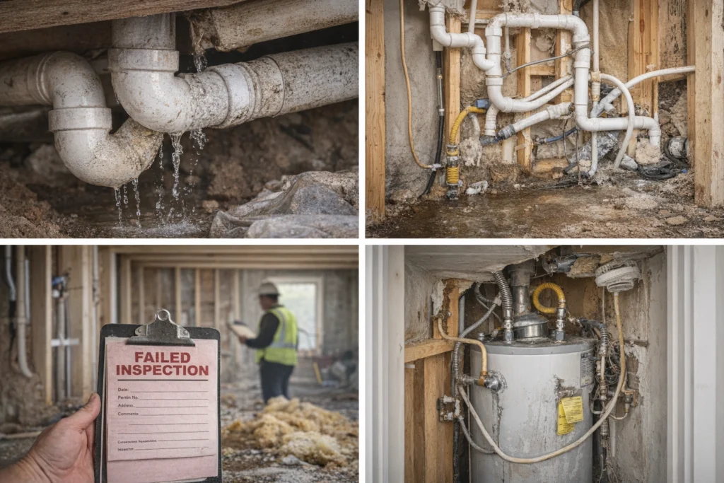 plumbing mistakes