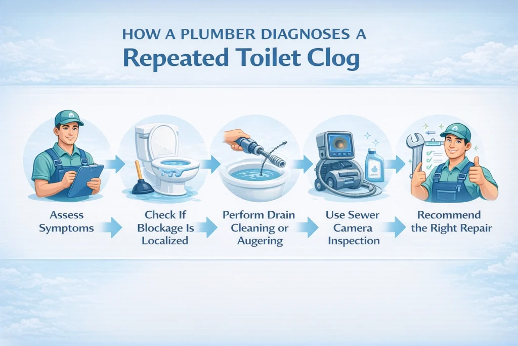 professional plumber diagnose the deeper issues