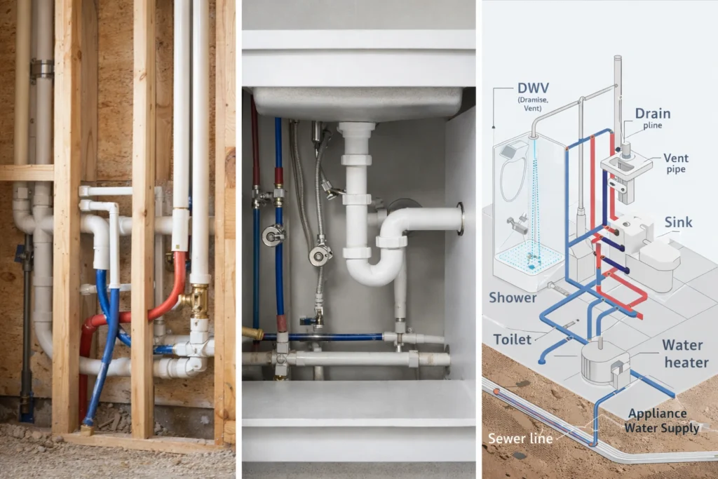 plumbing handled by adu permits