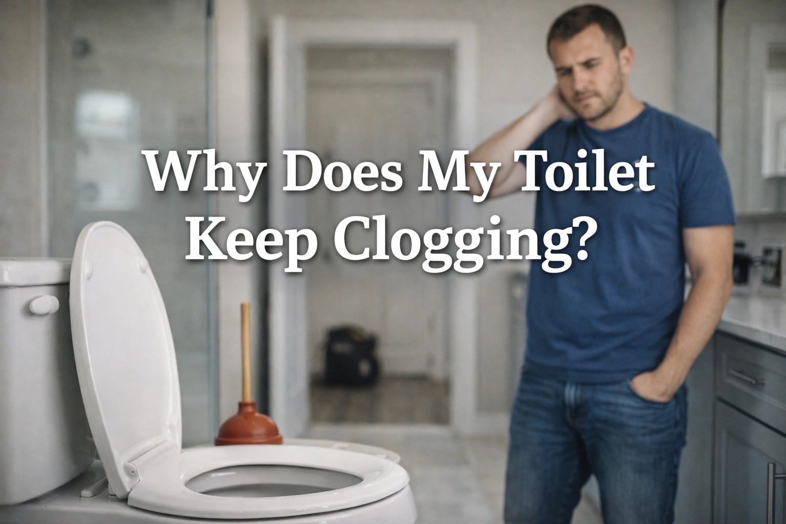 why does my toilet keeps clogging