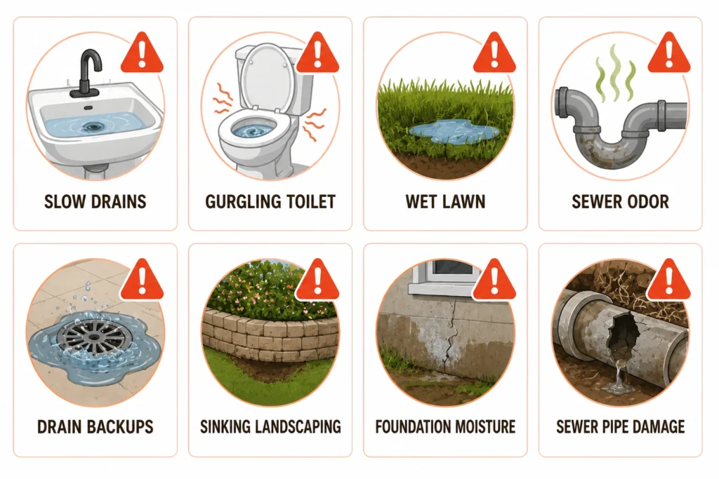 Common Sewer Warning Signs
