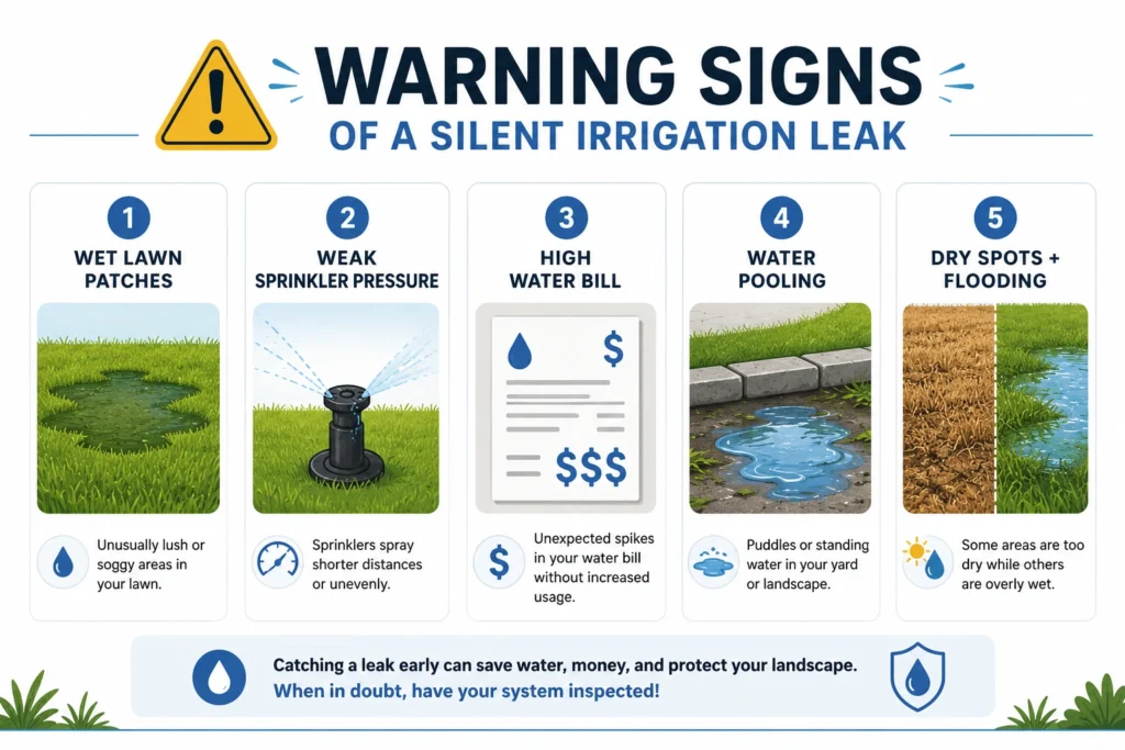 Signs You May Have a Hidden Sprinkler