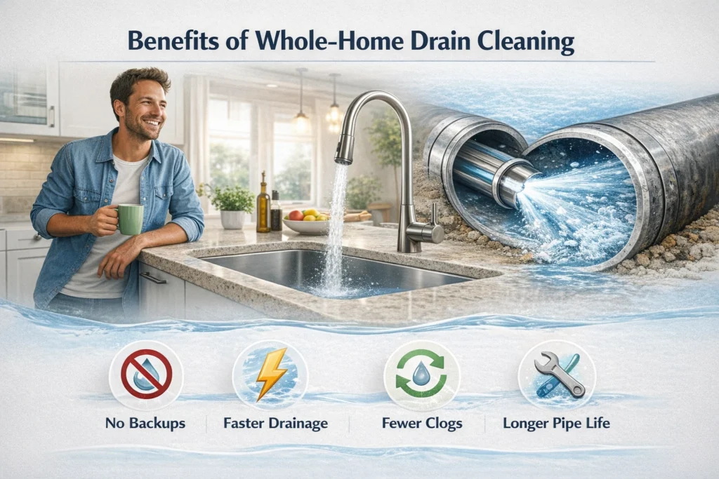 Whole-home drain cleaning benefits explained