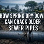 how spring dry down can crack older pipes