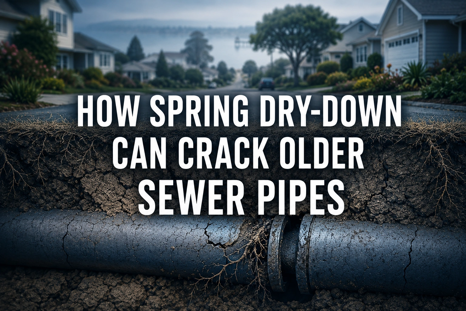 how spring dry down can crack older pipes