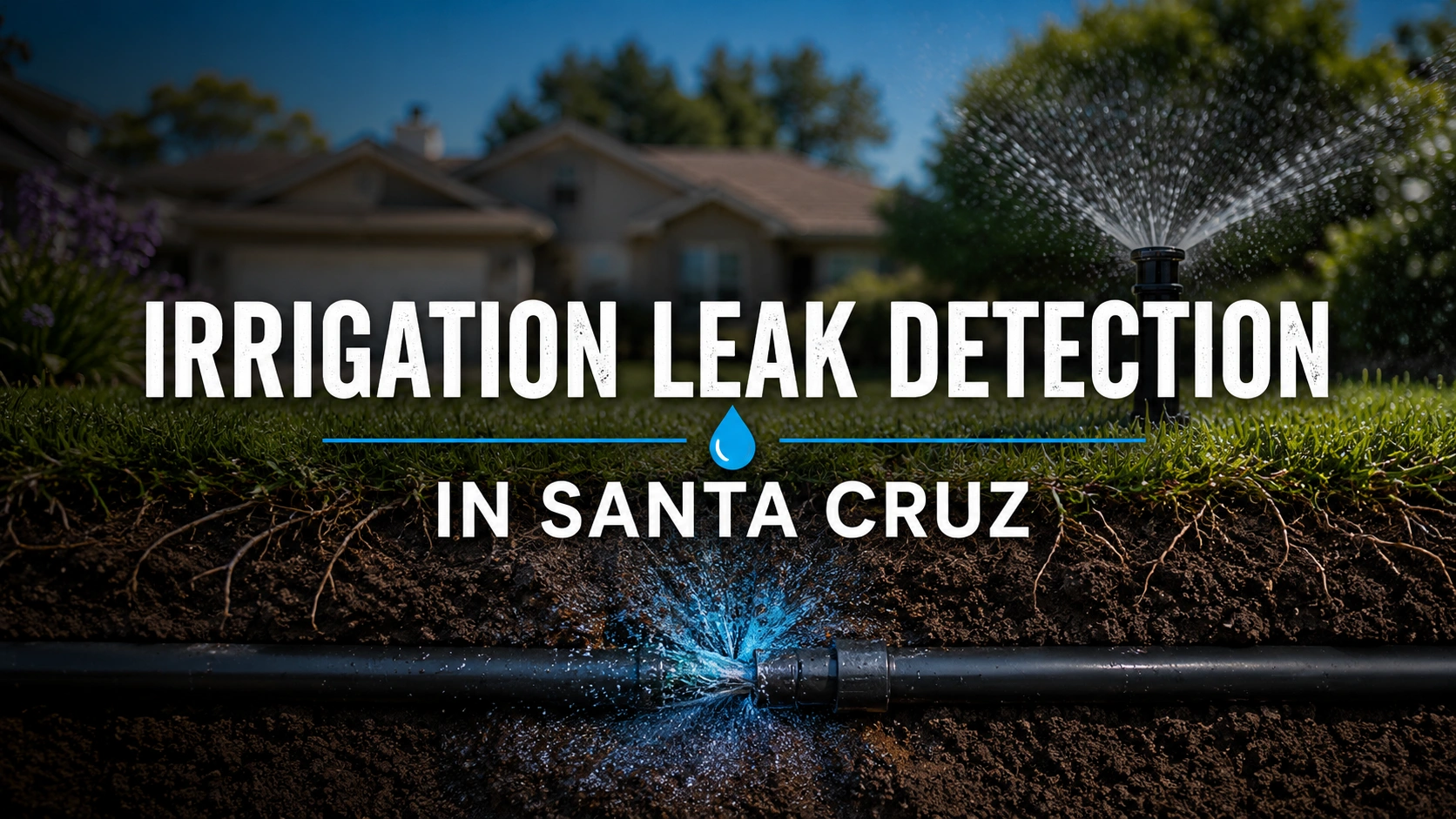 irrigation leak detection in santa cruz