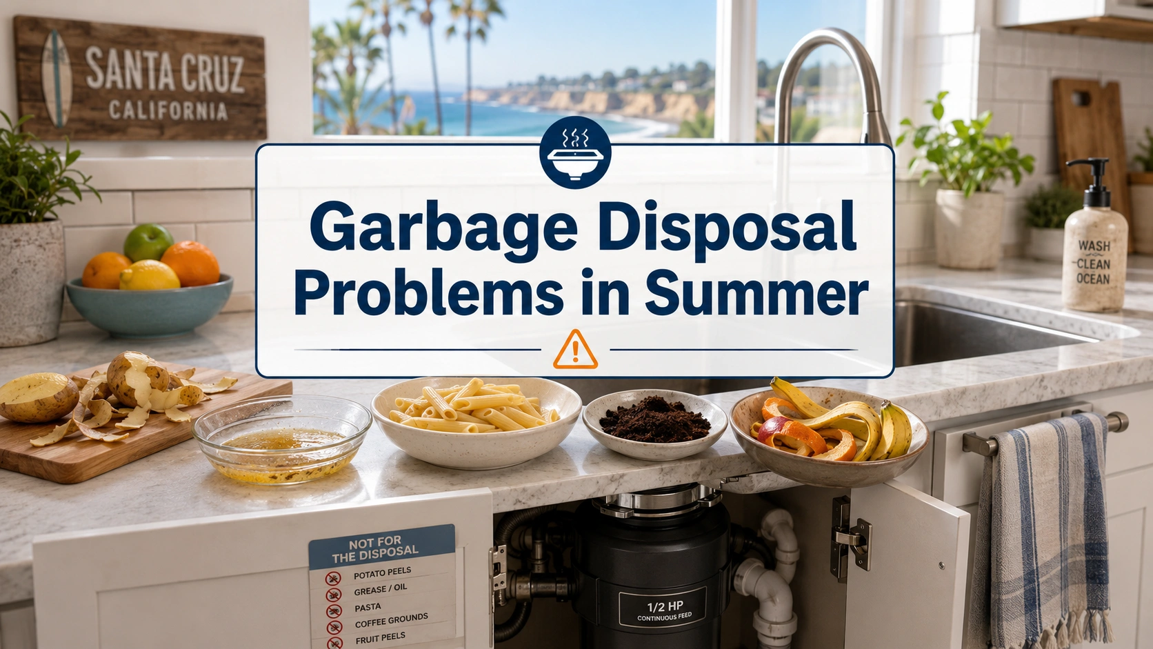 garbage disposal problems in summer