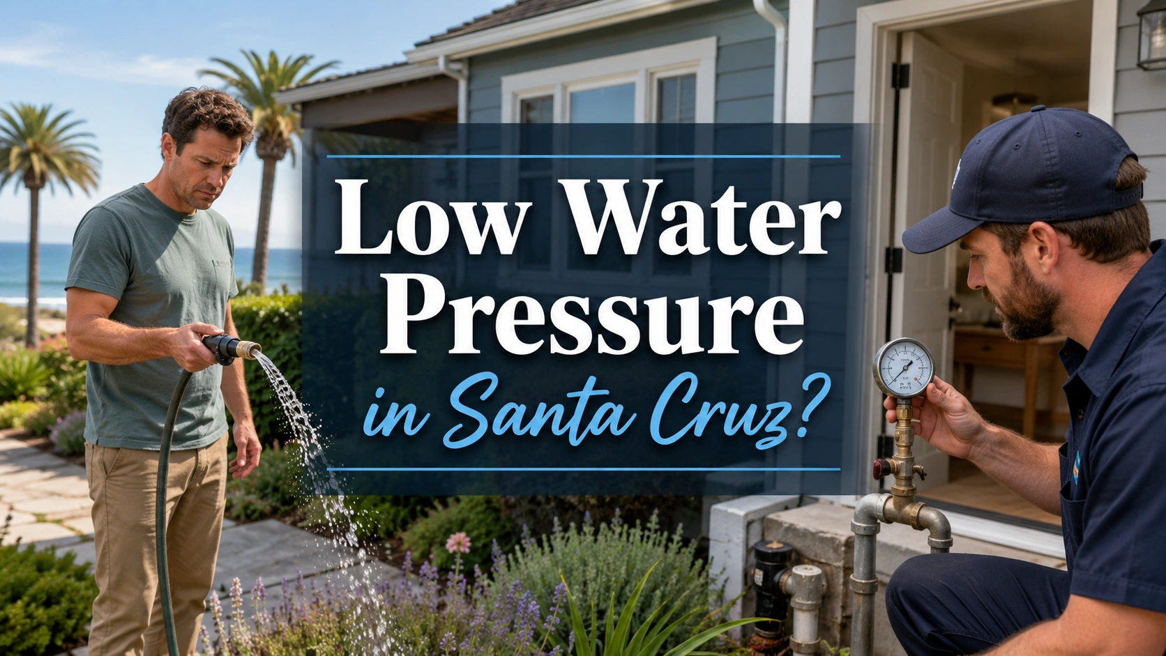 low water pressure in santa cruz