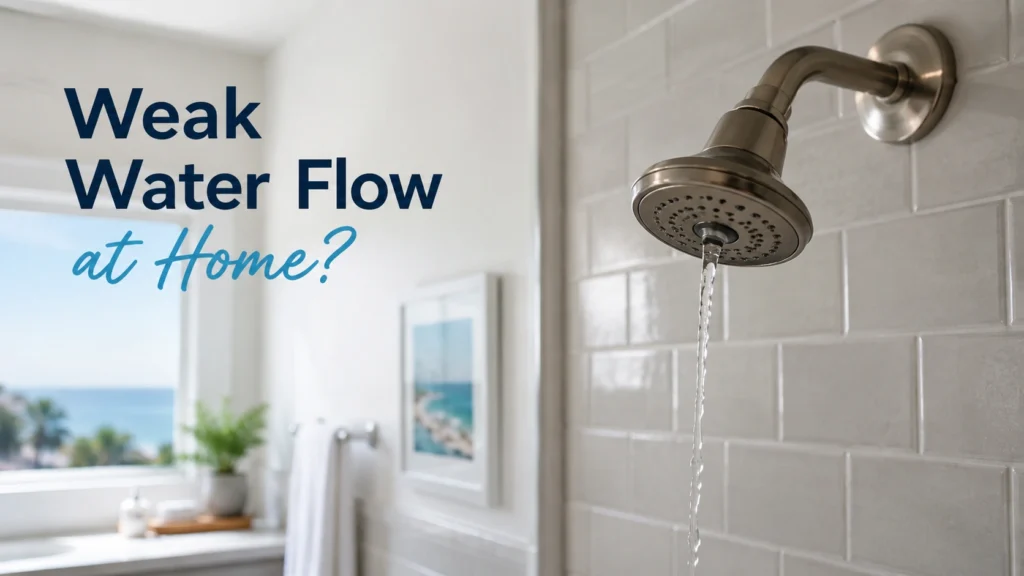 weak water flow at home