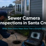 sewer camera inspections in santa cruz