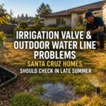 irrigation valva and outdoor water line problems