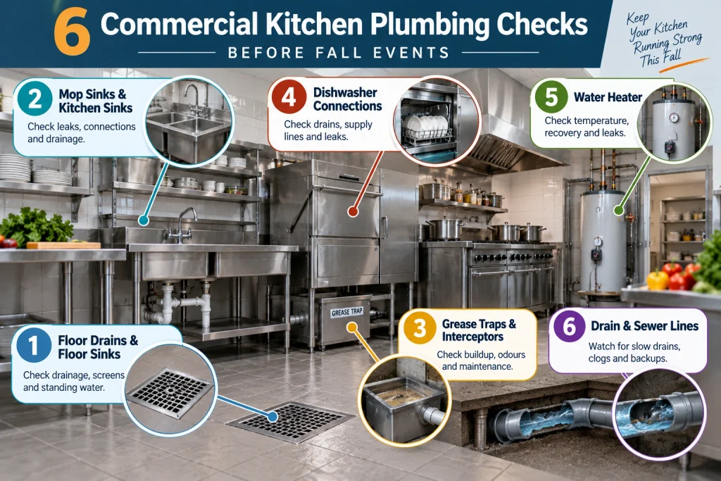 Commercial Kitchen Plumbing Checks