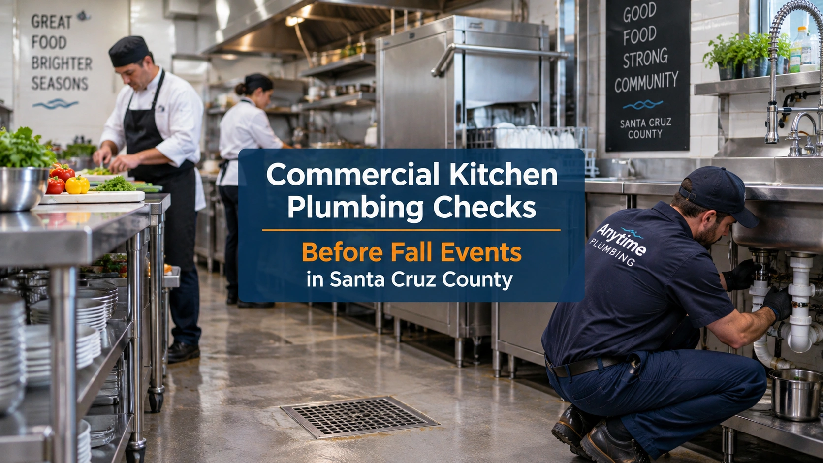 Commercial Kitchen Plumbing Checks Before Fall Events