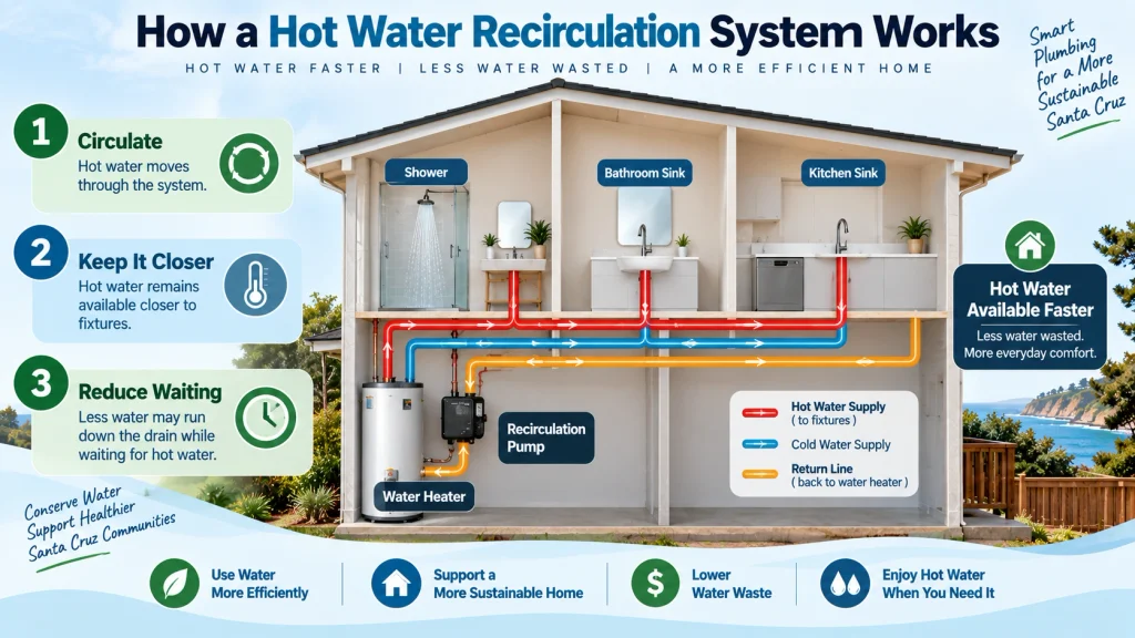How a Hot Water Recirculation System Works