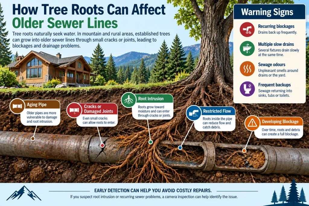 Tree Roots and Aging Sewer Lines