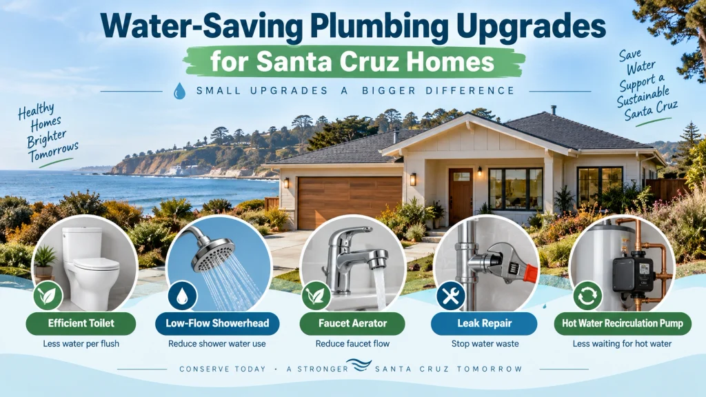 Water-Saving Plumbing Upgrades for Santa Cruz Homes