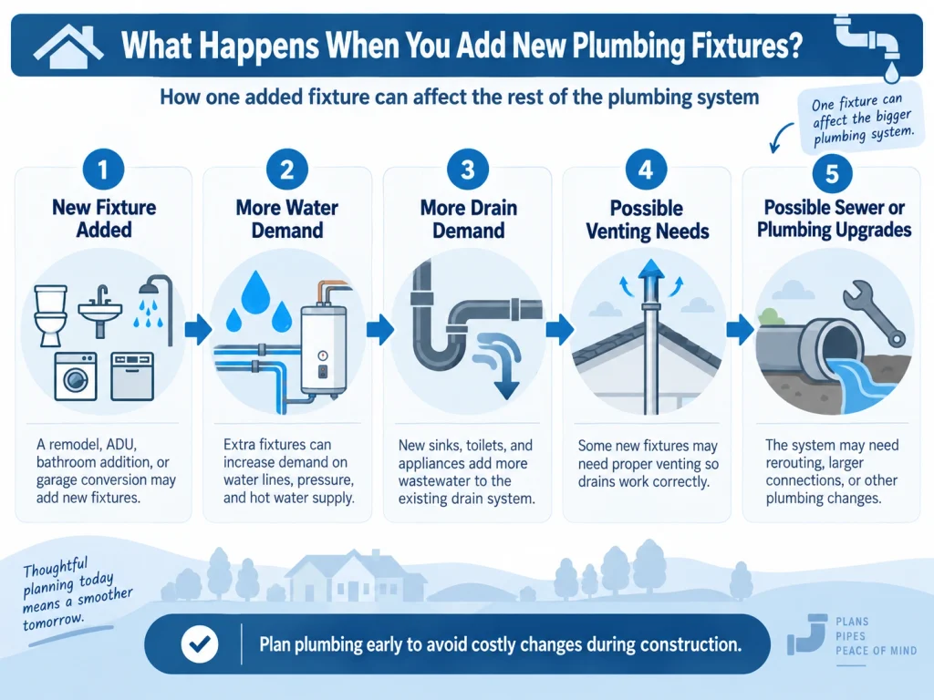 What Happens When You Add New Plumbing Fixtures