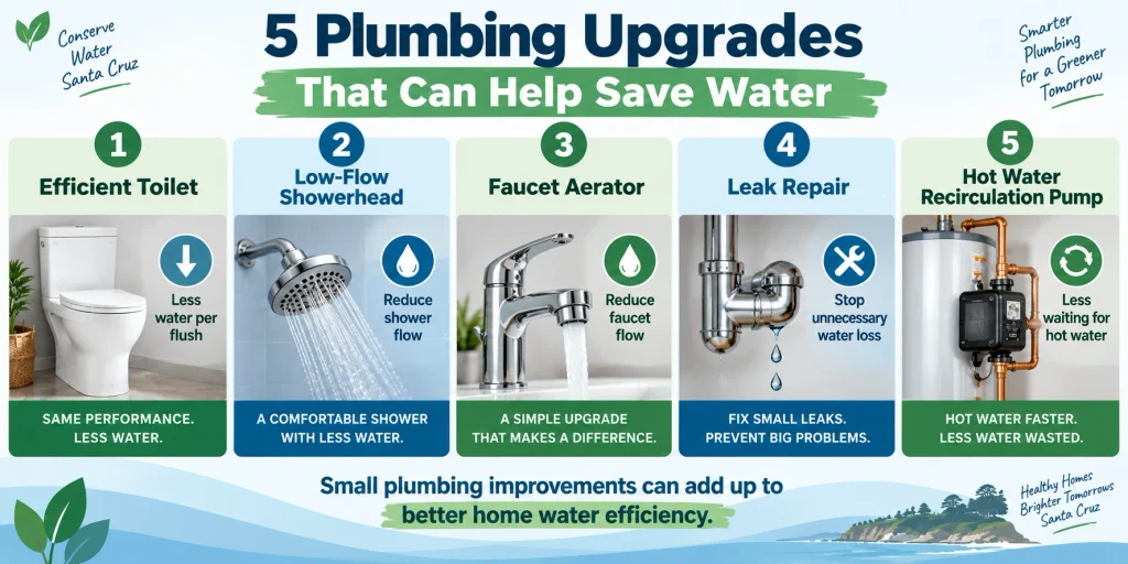 5 Plumbing Upgrades That Can Help Save Water