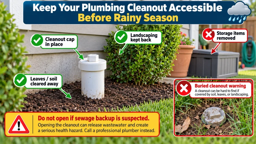 Accessible Plumbing Cleanout Safety Guide