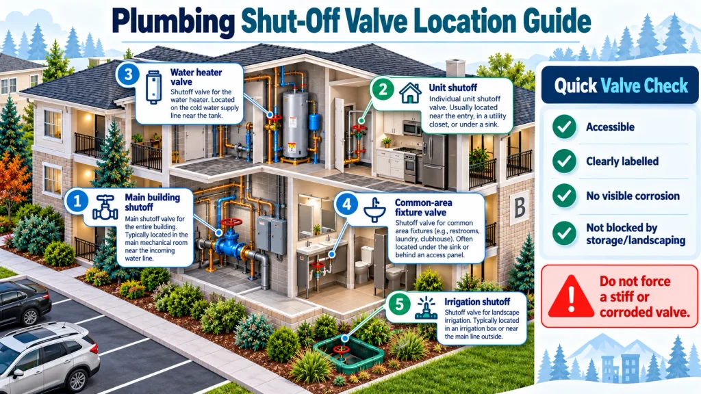 Apartment Plumbing Shut-Off Valve Guide