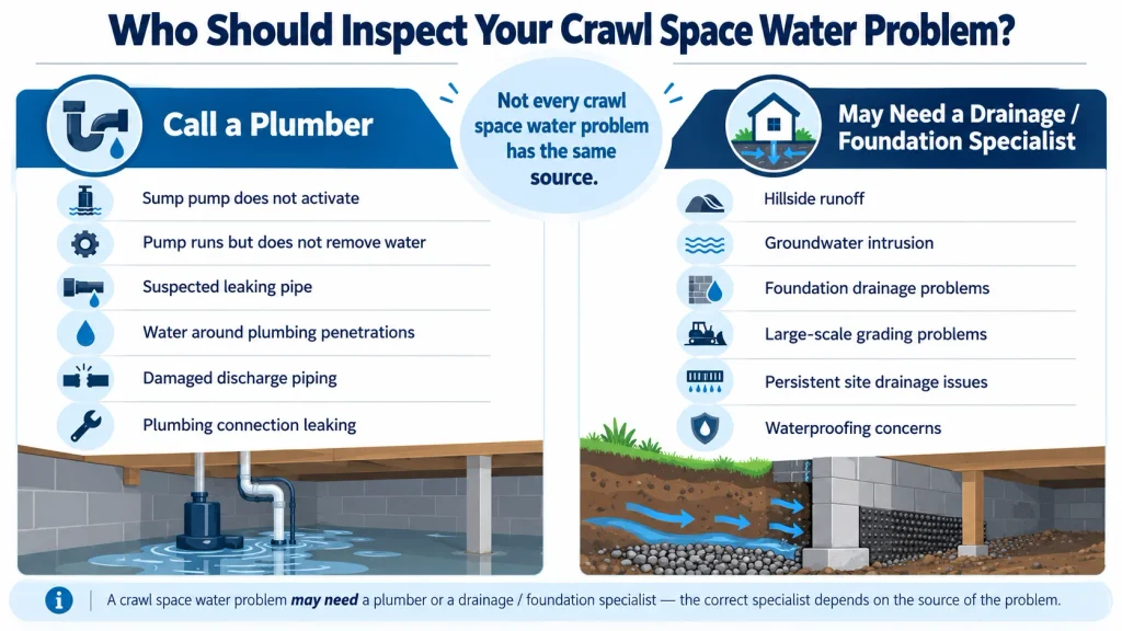 Crawl Space Water Inspection Guide